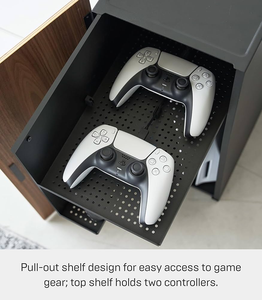 山崎実業 ゲーム機収納ラック tower タワー ブラック Amazon.co.jp: 山崎実業(Yamazaki) 【 完成品 】 ゲーム機 収納